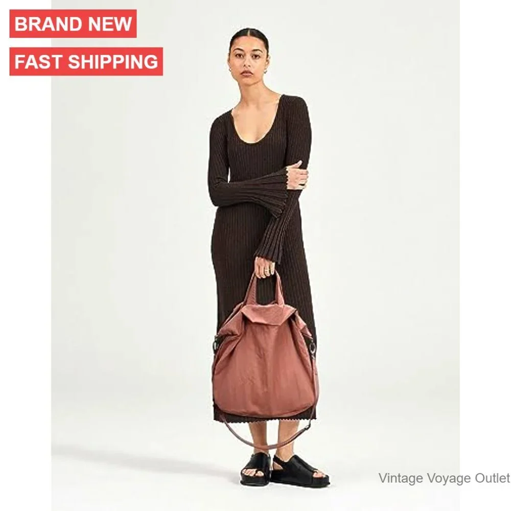 Large 19L Nylon Hobo Tote with Adjustable Straps for Travel Gym Work